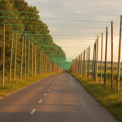Road repair in the front-line zone