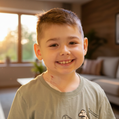 Second kidney transplant saved eight-year-old Zakhariy