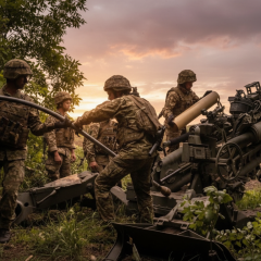 Battle in Gryshyne: Ukrainian forces destroying artillery