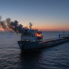 GRU destroyed the last railway ferry in Kerch Strait