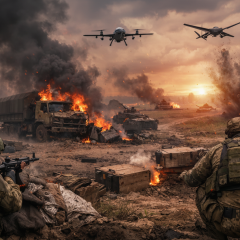 Ukrainian Armed Forces fighting UAVs