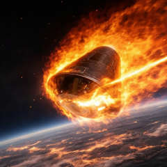 Artemis II: entry into the atmosphere at 40,000 km/h