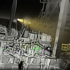 Strike on drilling platforms in Caspian