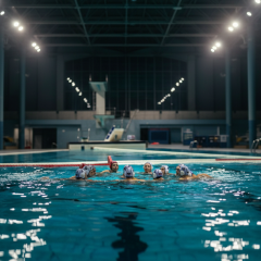 Ukraine vs Russia in water polo