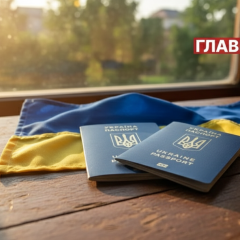 Прапори Канади та України