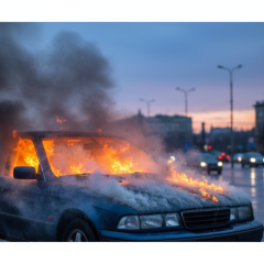 Russian drones attacked civilian vehicles