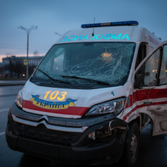 Russian attacks on ambulance