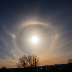 Halo over Ukraine on April 14