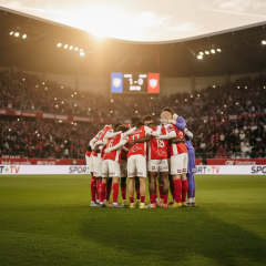 Reims fans stormed base after match