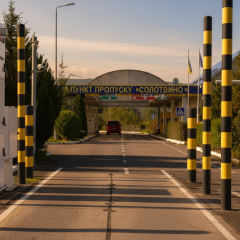 Restriction of traffic at the Solotvino checkpoint