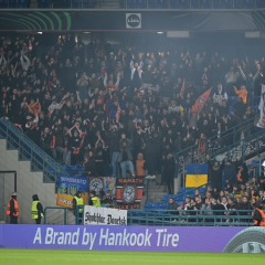 AZ and Shakhtar logos in Conference League quarterfinals