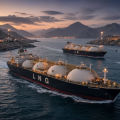 Iranian tankers taking a new route