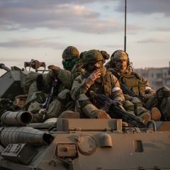 Image of military actions in Donetsk region