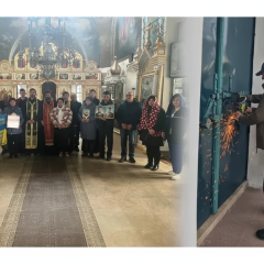 Cut locks from the temple in Chernihiv region