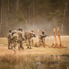 Combat clashes and drone strikes