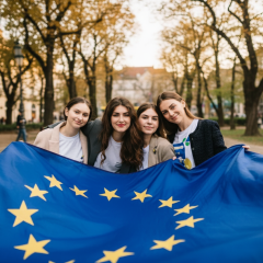 Молодая украинская рабочая сила в Европе