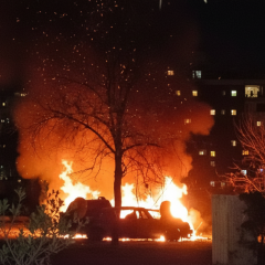 Damage from drone attacks in Sumy
