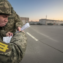 Добровольцы боевого отряда ВСУ