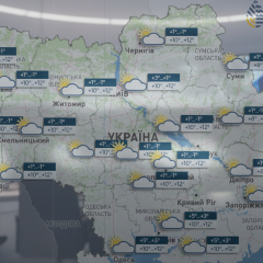 Stormy wind and precipitation in Ukraine