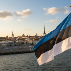 Poster for news about Russian propaganda in Estonia