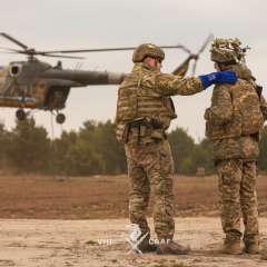 Drones and UAVs in the sky