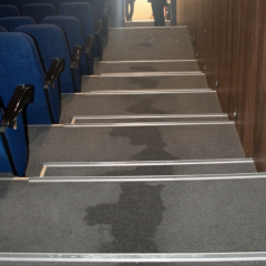 Man spills dangerous liquid