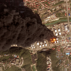 Turning point: Oil refinery in Tuapse