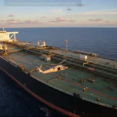 Танкер с иранской нефтью в американском океане