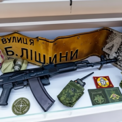 War museum exhibits in Moscow