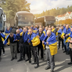 Украинские воины возвращаются домой