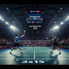 3x15 scoring in badminton from 2027