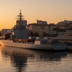 Destruction of naval base in Crimea