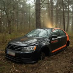 Students stole and disassembled car