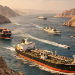 Transport routes in the Middle East under threat