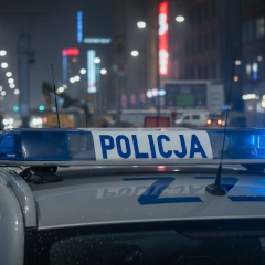Поліцейські перевіряють документи у Польщі