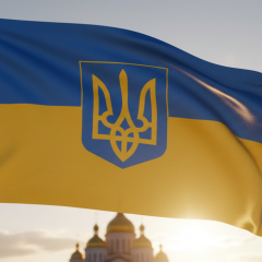 Политолог выступает с речью