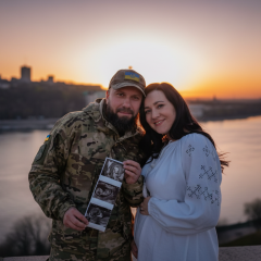 Solomiia Vitvitska expecting her first child