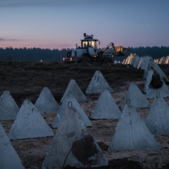 Оборонительная линия от Киевского водохранилища до Сум