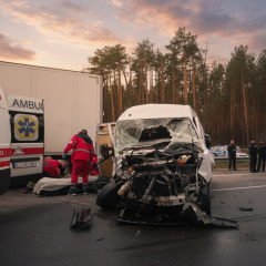 Масштабное ДТП на Варшавской трассе: шесть авто