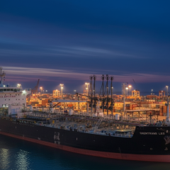 Shadow fleet RF tanker in Black Sea