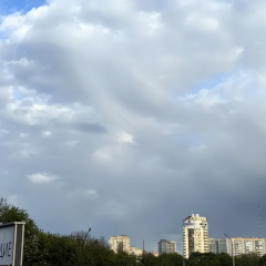 Рідкісне явище virga в небі