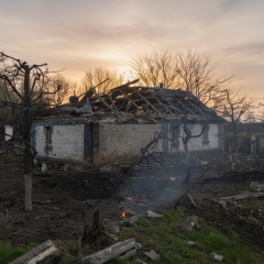 Дрон разрушил дом в Виннице