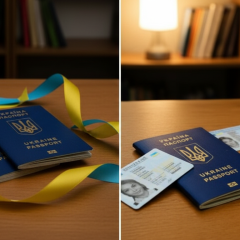 Visitors with invalid passport at migration services