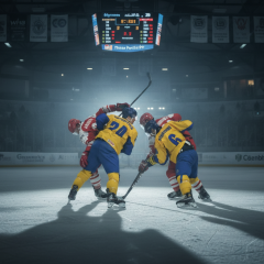 Ukraine's national hockey team crucial match