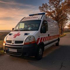 Ambulance with evaders: escape cost $15,000