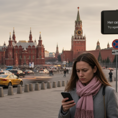 Moscow without connection on holidays