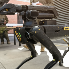Vienna strengthens security: robot-dog with cameras