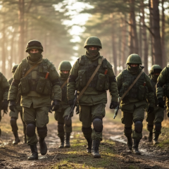 Invisible cloaks and motorcycles at the front line