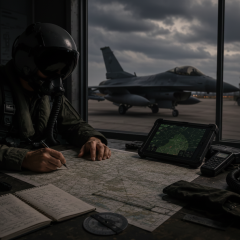 Украинские пилоты на F-16 без GPS