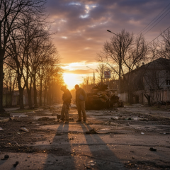 Российский офицер в суде